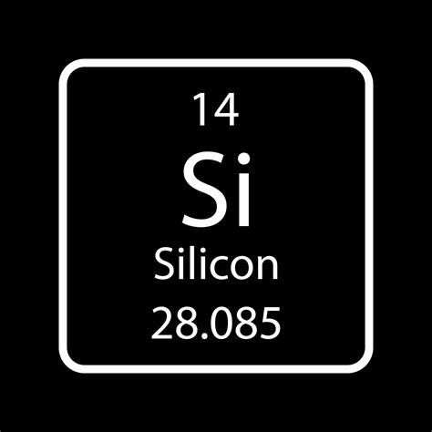 silicon symbol.